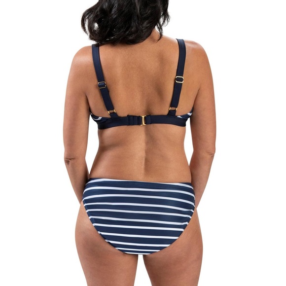Elite Sportswear Dolfin Women's Aquashape Print Tie Front Bikini Top and bottom - Picture 7 of 14
